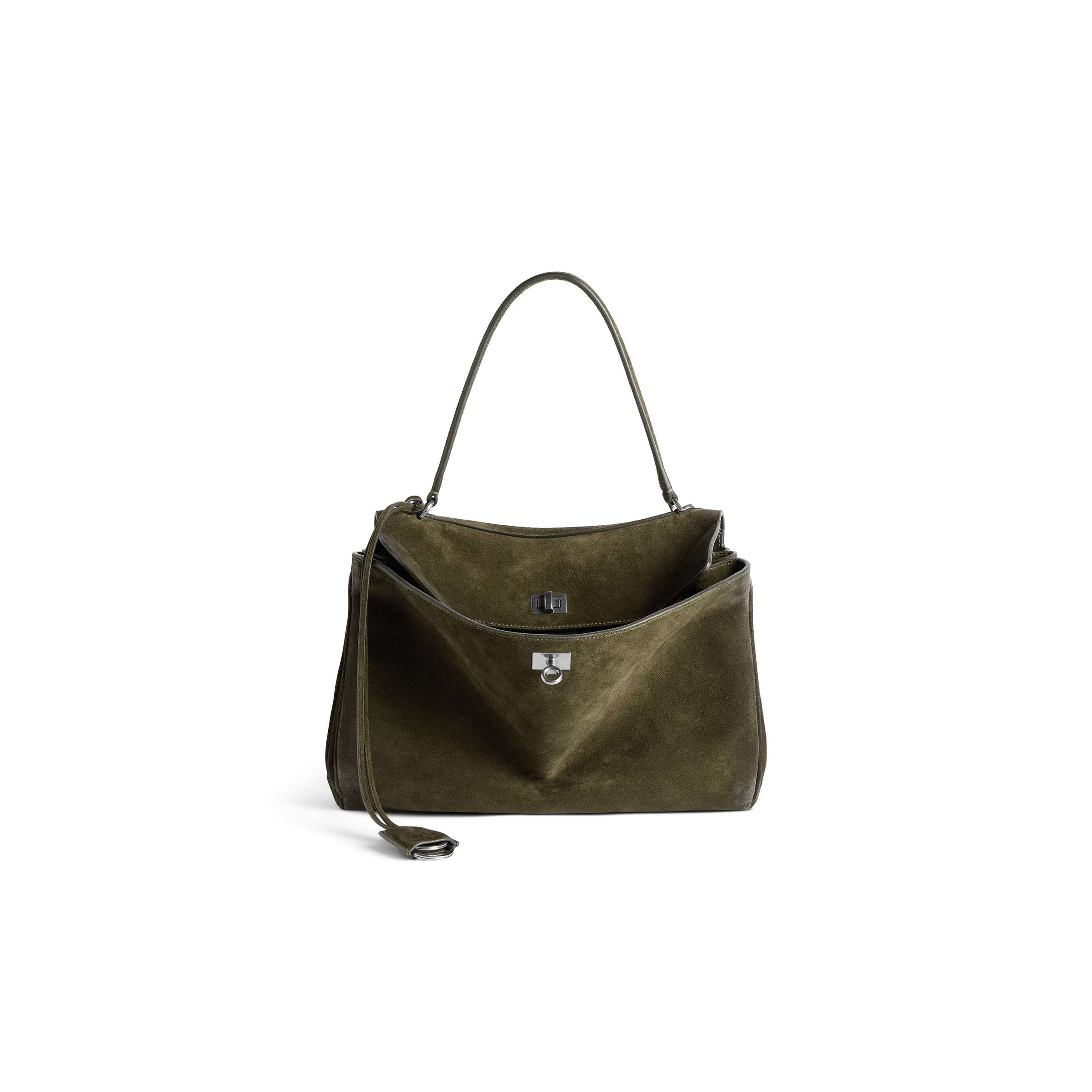 Ba1en*iaga women''s rodeo handbag medium in khaki 7897722ab4g3503 (35*23.3*10.9cm)